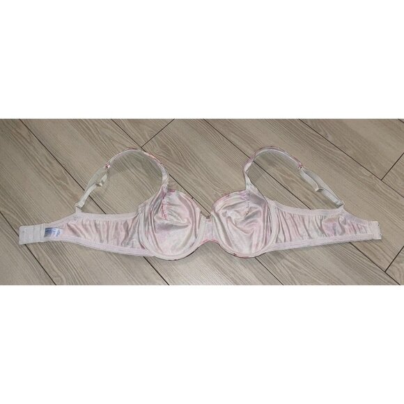 Vintage Maidenform Satin Seduction 7819 Unpadded Underwire Bra Floral Womens 38B - Picture 5 of 6